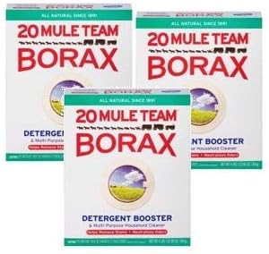 Twenty Mule Team Natural Laundry Booster & Multi-Purpose Cleaner, 65 Ounce (Pack of 3)