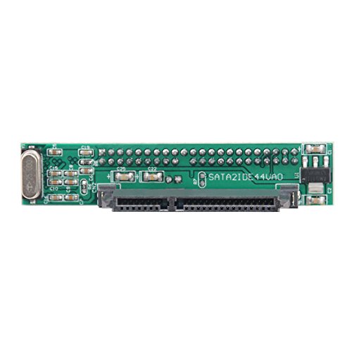 Tan QY Laptop SATA to IDE Adapter, 2.5 Inch Serial ATA HDD Hard Disk Drive or SSD to 44 Pin Male PATA Port Converter (Vertical Type) - Thumbnail 2