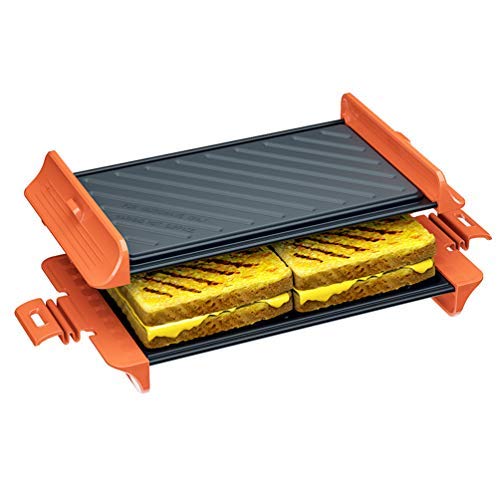 Microwave Cookware | Microwave Sandwich Grill | Cheese Sandwich Toaster | Microwave Crisper | Cooking Fast and Dishwasher Safe