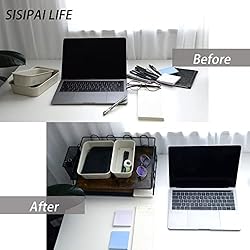 Desk Organizers, File Organizer for Desk, Wood