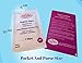 Menstrual Cup Wipes | Intimate Hygiene Cleaning Tissue | Individual Cloth Wipe | Feminine Wipe and Genital Wash | 30 Single Satchels | Handy for Travel