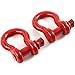 Red Hound Auto 2 Shackles 3/4 Inches Galvanized D Ring Marine Anchor Bow with Screw Pin 4.5 Ton