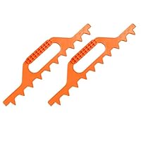 BBT-Shop 2Pc Frame Hive Spacer Bee Hive Frame Spcing Tool Beekeeping Equipment Plastic Apiculture Accessories Orange