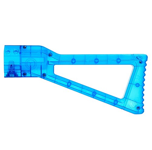 Shoulder Stock, Worker Modification Buttstock Kits for nerf n strike elite series Retaliator Blaster Blue Transparent