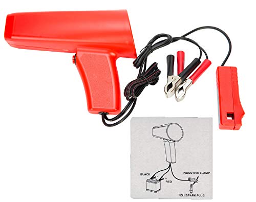 FreeTec Engine Timing Light Gun Xenon Induction Timing Light Xenon Ignition Timing Light Gun Compatible for Car Vehicle Motorcycle