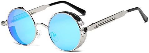 Metal Round Steampunk Sunglasses Men Women Fashion Glasses Designer Retro Frame Vintage Sunglasses UV400