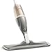 Green Direct Spray Mop for Hardwood Floors - Dust Mop with Microfiber Machine Washable Pads for a Quickie Cleaner with a Refillable Water Bottle - Easy to use Cleaning Kit - Use Mop Head Wet or Dry