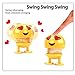 8 Pcs Cute Emoji Bobble Head Dolls, Funny Smiley Face Springs Dancing Toys for Car Dashboard Ornaments, Party Favors, Gifts, Home Decorations