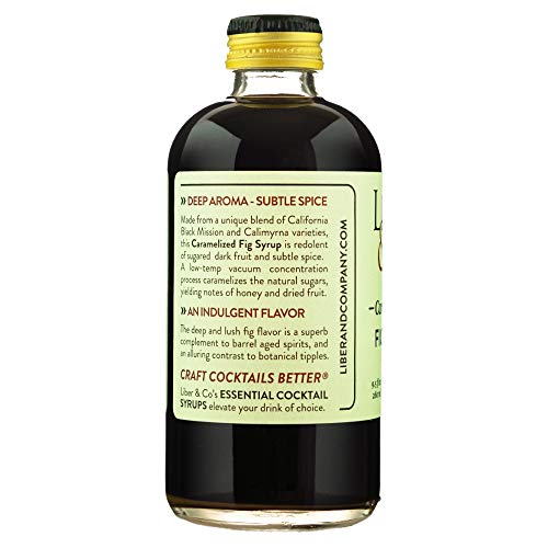 Liber & Co. Caramelized Fig Syrup (9.5 oz) Made with California Figs