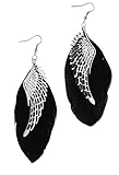 Angel Wing Feather Earrings