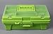 Multi-compartment Plastic Toolbox with Tray, Green