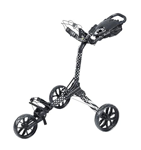 Bag Boy Nitron Wheel Golf Push Cart, Easy Step Open and Fold