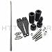 No Cut Frame Slider Protector For 2006 2007 Kawasaki Zx10R Zx-10R Zx 10R Black