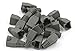 iExcell 100 Pcs Gray RJ45 Ethernet Network Cable Strain Relief Boots