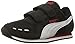 PUMA Cabana Racer Mesh V Kids Sneaker (Toddler/ Little Kid/ Big Kid), Puma Black/ Puma White, 1.5 M US Little Kid