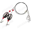 JSHANMEI-Fishing-Weights-Lead-Sinker-Metal-Hook-Shank-Clip-Connector-Swivel-Snap-Stainless-Steel-Fishing-Leader-Line-Wire-Rig-Rigging-Saltwater-Ready-Egg-Rigs