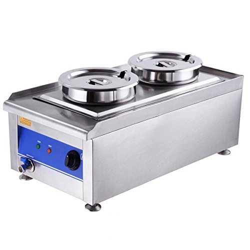 CHIMAERA Commercial Dual Countertop Food Warmer - Soup Station - Steamer - Thumbnail 6