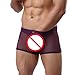 Tonsee® Sexy Men's See Through Briefs Shorts Underwear (M, Purple)