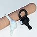 GREYWOLF Penis Ring Vibrating Cock Ring for Penis and Clitoral Stimulator Power Stamina Clit Cockring Improv Stimulation for the Penis and Harder Erections Intercourse (White)