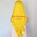 QD-Udreamy Sexy Yellow Heat Resistant Hair Synthetic Lace Front Wigs Hair Replacement Wigs