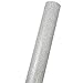 JAM PAPER Gift Wrap - Glitter Wrapping Paper - 25 Sq Ft - Silver Glitter - Roll Sold Individually