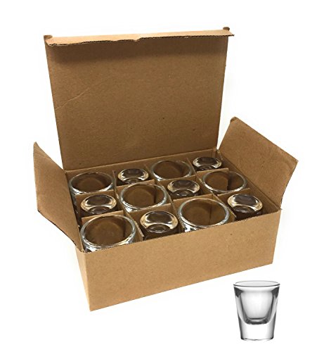 Barconic Shot Glass, Clear, 1-Ounce (Pack of 12) - Thumbnail 2