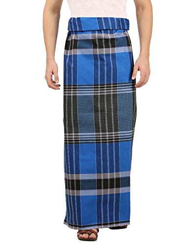 FABS Jp Lungies Lungi for men from pure premium quality Cotton,lungi dance(Checkered, 1 piece)