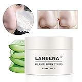 Black Mask, LANBENA Blackhead Mask Blackhead Remover Mask Peel off Mask Facial Pore Cleanser Purifying Face Mask Nose strips (1.05 Ounce) - White