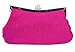 Chicastic Pleated and Braided Rhinestone studded Wedding Evening Bridal Bridesmaid Clutch Purse - Fuchsia Pink