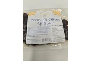 NATURALZING AWAKEN, NOURISH, EMPOWER YOUR LIFE Natural Zing Organic Peruvian Black Olives | Dried Olives, Pitted for a Convenient Healthy Snack Alternative | Aji Spice | Naturally Fermented & Organic | 5 oz Bag
