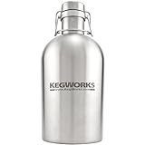 KegWorks Stainless Steel Beer Growler - 64 oz
