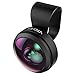 Vteyes Super Fish eye Lens, Superb Selfie Lens, 238° Field of View, No Dark Circle, High Clarity Super Wide Angle Cell Phone Camera Lens Kit for iPhone, Android Smart phones, Most Cell phones