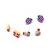 Elesa Miracle Kids Little Girl 36 Pairs Hypoallergenic Fimo Stud Earrings Value Set