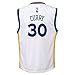 NBA Golden State Warriors Curry S # 30 Boys 8-20 Replica Home Jersey, Medium (10/12), White