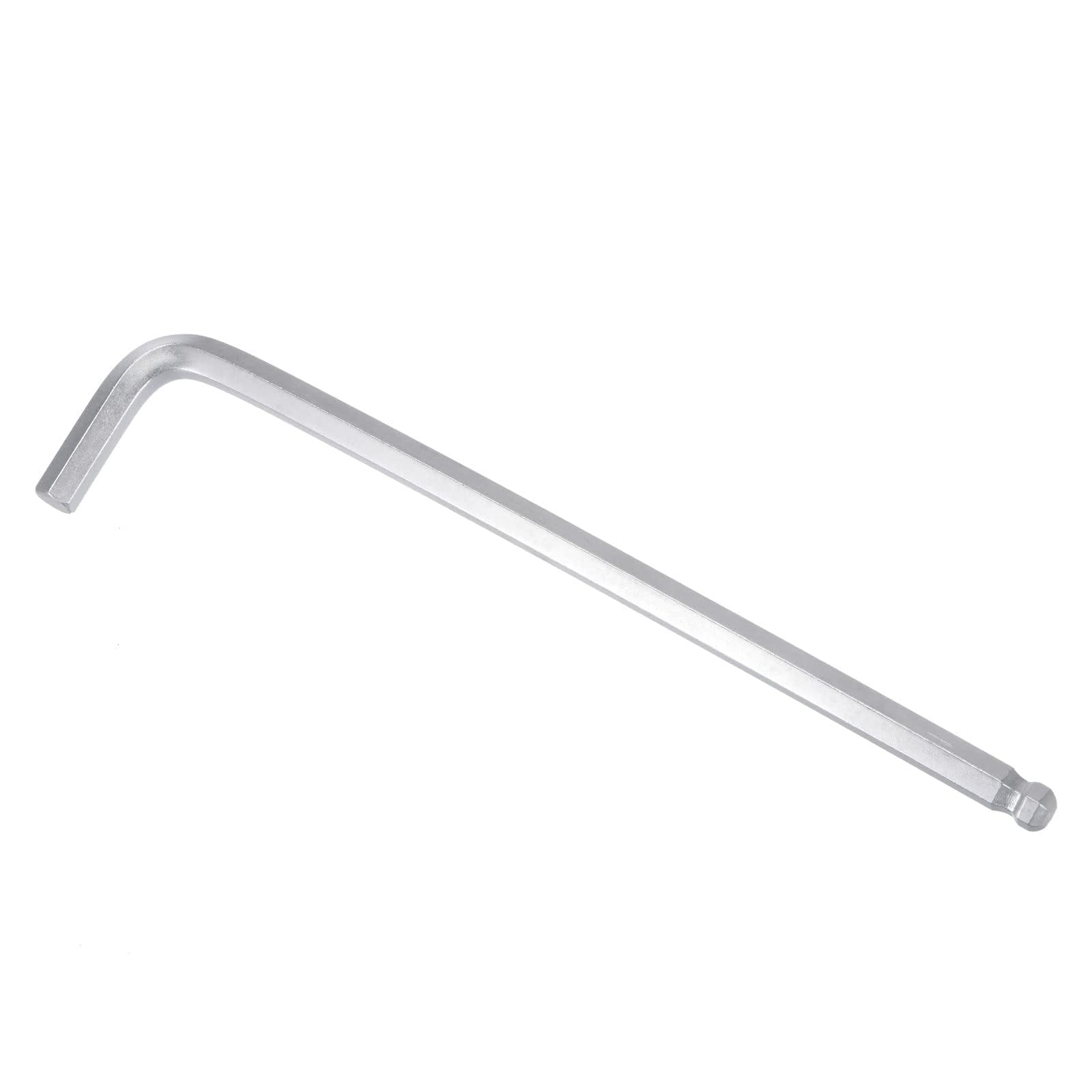 TOP-VIGOR 1Pcs 5/16" Ball End Hex Key Wrench, L Shaped Long Arm Allen Key for Household DIY, Professional Machine Repairing, CR-V