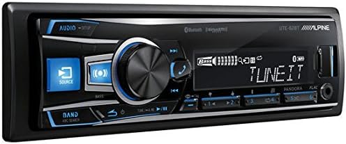 GOOD MEDIA ALPINE Single DIN Mechless Bluetooth In-Dash AM/FM/Media Car Stereo | UTE-62BT