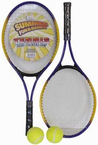 Summer Fun and Games Tennis Two player set, 2 rackets, 2 balls