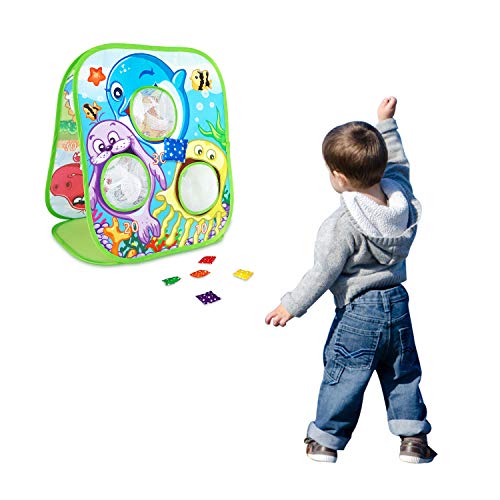 Outdoor Bean Bag Toss Game for Toddlers Fun Birthday for Kids Ages 2