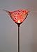 Russco III GS135452 Solar Powered LED Glass Bird Garden Stake, Red