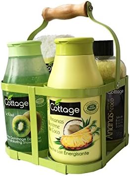 Cottage Gourmand Pineapple/Coconut Cream Bath Set