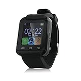 CNPGD Bluetooth Smart Wrist Wrap Watch Phone for IOS and Android, Black
