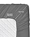 Nestl King Sheet Set - Luxury 1800 Ultra-Soft Microfiber King Bed Sheets - Double Brushed - Deep Pockets - Easy Fit - 4 Piece Set - Bedding Sheets & Pillowcases (King, Dark Grey)