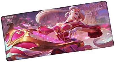 JOERRES Extended League of Legends Mouse Pad for Valentine's Day - 27.5''x11.8''x0.11'' Dimension (Sona)