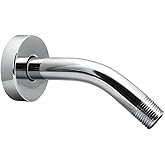 ZM 6-inch Stainless Steel Shower Arm for Shower Head Extension with Flange