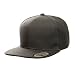 Blank Solid Plain Flat Visor Snapback (Dark Grey-One Size) primary