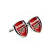 ARSENAL FC Official Players Cufflinks Red Club Crest