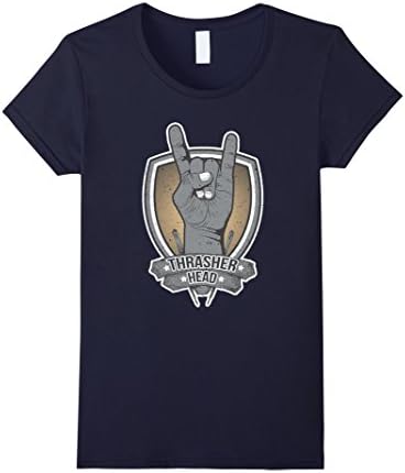Womens Thrasher Head T-shirt Small Navy