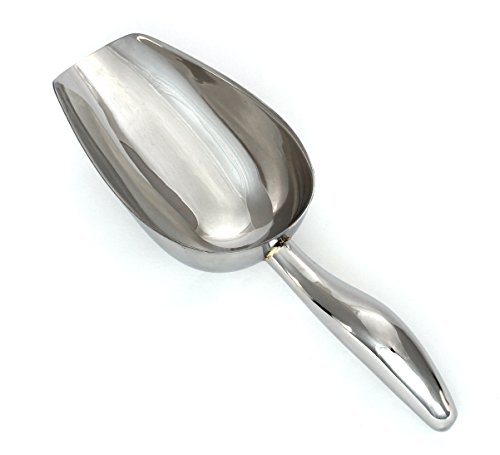 12 oz Stainless Steel Scoop, 10" Long by 3.3" Wide