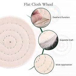 Keadic 10 Pcs Buffing Pad Polishing Wheel Kits with
