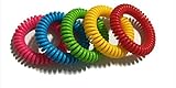 10-Pack Mosquito Repellent Bracelet Bundle - Bug Insect Protection Up To 200 Hours - Made of 100% Natural Plant-Based Oil - Waterproof - Aroma Smell - Lab-Approved Pest Control - Variety of Colors